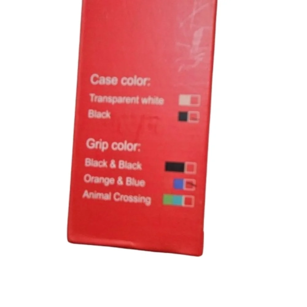 Gaming Console Grip Set with Red and Blue Accents